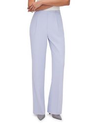 GOOD AMERICAN - Luxe Suiting Column Wide Leg Trousers - Lyst