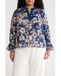 Gemma  Jane - Ruffle Long Sleeve Top - Lyst