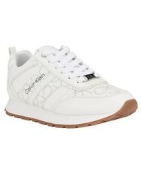 Calvin Klein - Carlla Lace Up Sneaker - Lyst
