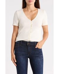 Sanctuary - Feel Like Magic Button Top - Lyst