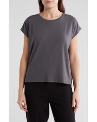 Eileen Fisher - Short Sleeve ® Lyocell T-shirt - Lyst