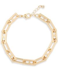 Leith - Rectangle Link Anklet - Lyst
