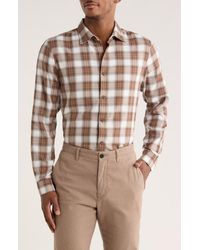 Nordstrom - Flannel Button-Up Shirt - Lyst