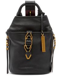vince camuto leather backpack