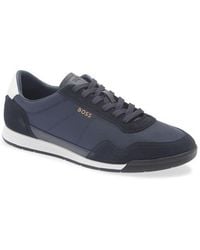 BOSS - Titanium Low Top Sneaker - Lyst