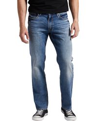 Silver Jeans Co. - Allan Classic Straight Leg Jeans - Lyst