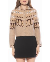 Alexia Admor - Wayne Collared Knit Cardigan - Lyst
