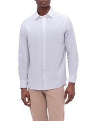 Bugatchi - Julian Shaped Fit Stretch Print Button-Up Shirt - Lyst