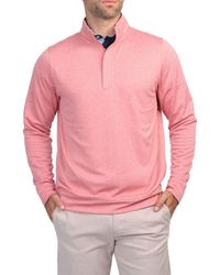 Tailorbyrd - Luxe Performance Golf Fleece Quarter Zip Pullover - Lyst