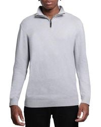 Xray Jeans - Quarter Zip Mock Neck Sweater - Lyst