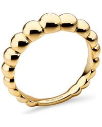DEVATA - Beaded Ball Textured Ring - Lyst