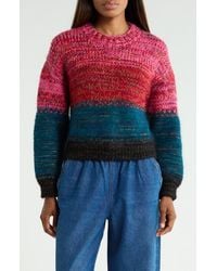 Mother - The Crop Pullover Sweater - Lyst