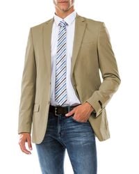 ZEGARIE - Solid Notch Collar Long Sleeve Jacket - Lyst