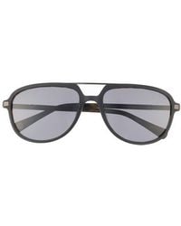 Ted Baker - 59Mm Full Rim Polarized Aviator Sunglasses - Lyst