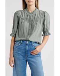 Wit & Wisdom - Eyelet Accent Top - Lyst