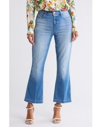 L'Agence - Ali High Waist Ankle Slim Flare Leg Jeans - Lyst