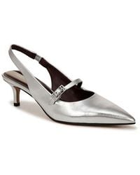 Franco Sarto - Khloe Slingback Mary Jane Pointed Toe Kitten Heel Pump - Lyst