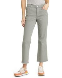 Wit & Wisdom - Tatum 'Ab'Solution Frayed High Waist Ankle Flare Jeans - Lyst