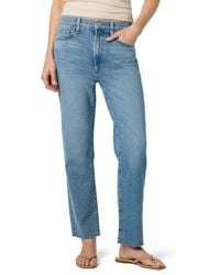 Joe's Jeans - The Og Raw Hem High Waist Ankle Slim Straight Leg Jeans - Lyst