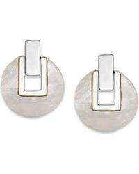 Samuel B. - Round Hinge Earrings - Lyst