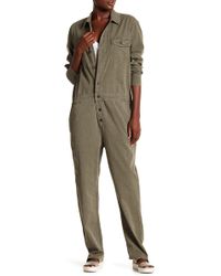 Mixed Media Jumpsuit