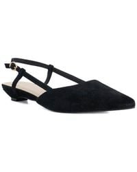 Dune - Homie Pointed Toe Leather Slingback Pump - Lyst