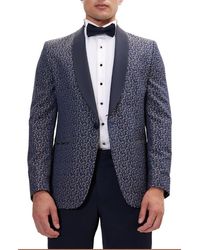 Ron Tomson - Contrast Shawl Lapel Tuxedo Jacket - Lyst