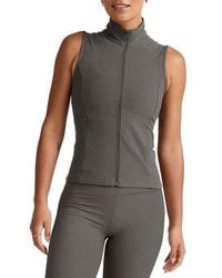 Beyond Yoga - Venice Zip Front Performance Vest - Lyst