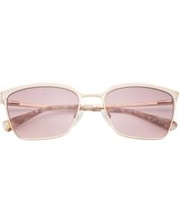 Ted Baker - 56Mm Polarized Square Sunglasses - Lyst