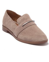 franco sarto suede loafers with keeper
