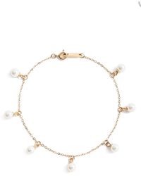 THE KNOTTY ONES - Imitation Pearl Charm Bracelet - Lyst