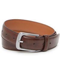 Vince Camuto Leather Buckle Belt - Brown