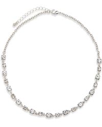 Nordstrom - Crystal Frontal Necklace - Lyst