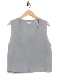 Max Studio - Knit Shell Top - Lyst