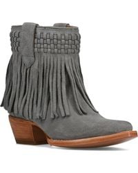 Frye - Sacha Fringe Western Bootie - Lyst