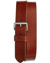 AllSaints - Bevel Edge Leather Belt - Lyst