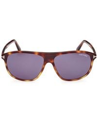 Tom Ford - Prescott 60Mm Square Sunglasses - Lyst