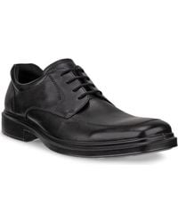 Ecco - Helsinki Lace Up Leather Derby - Lyst