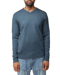 Xray Jeans - V-neck Rib Knit Sweater - Lyst