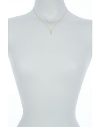 Nadri - Pavé Cubic Zirconia Initial Pendant Necklace - Lyst