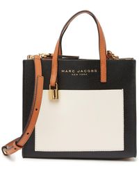 Marc Jacobs - Mini Grind Colorblock Leather Tote Bag - Lyst