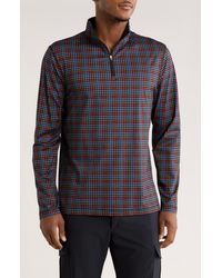 Bugatchi - Stretch Cotton Quarter Zip Pullover - Lyst