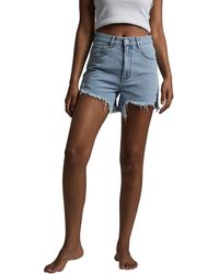 Cotton On High Ripped Denim Shorts In Flynn Blue At Nordstrom Rack