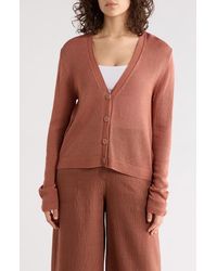 Max Studio - V-Neck Cardigan - Lyst