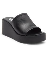 Steve Madden - Maycie Platform Wedge Slide Sandal - Lyst