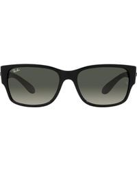 Ray-Ban - 58Mm Gradient Polarized Rectangular Sunglasses - Lyst