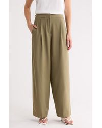 Max Studio - Woven Pleat Front Trousers - Lyst