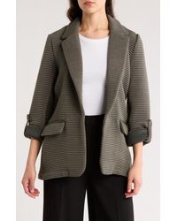 DR2 by Daniel Rainn - Stripe Notch Lapel Blazer - Lyst