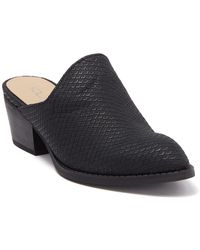 report tosh snakeskin mule