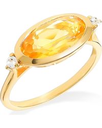 YS GEMS - Amethyst Oval Ring - Lyst